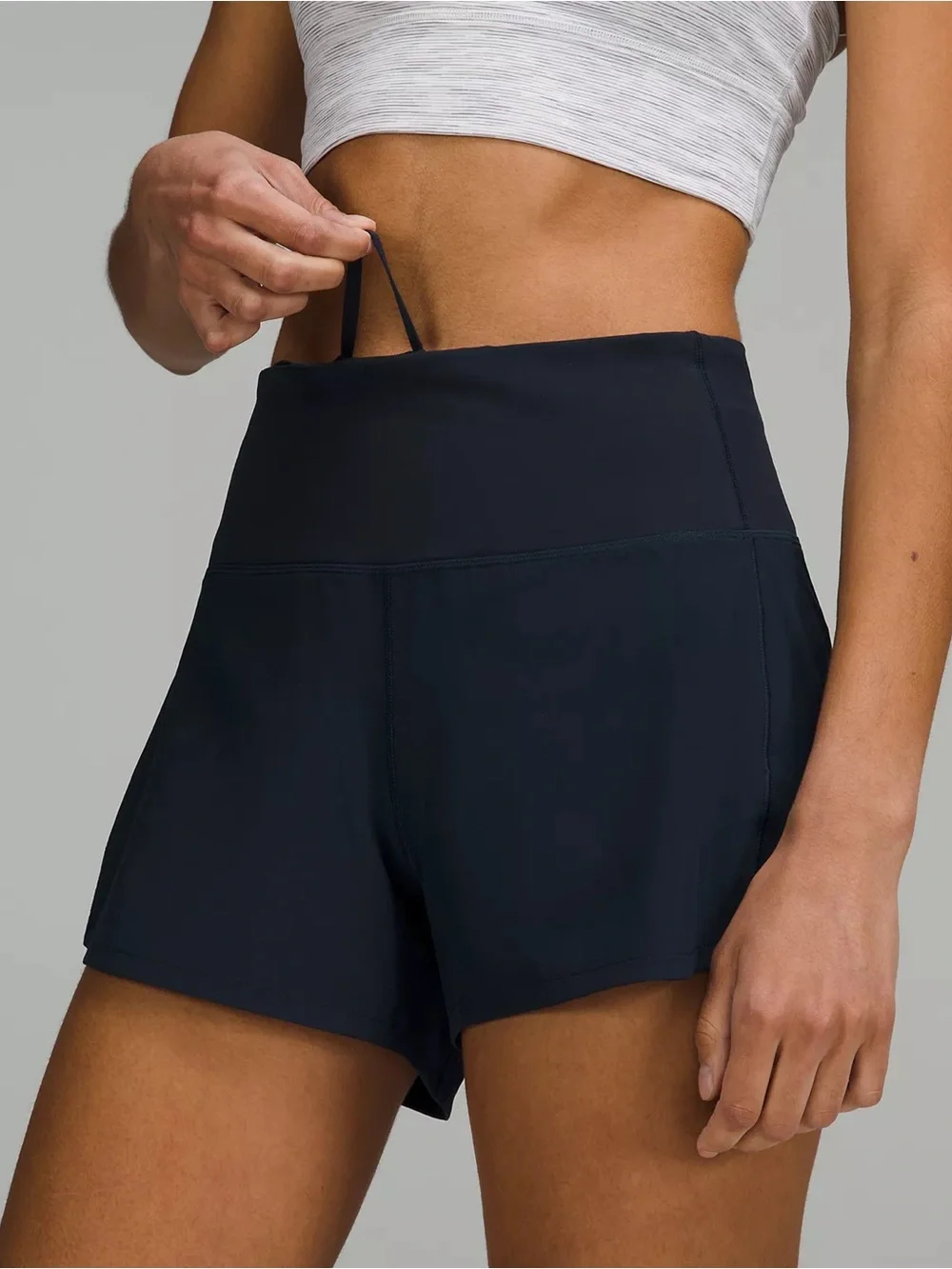 Lululemon Speed Up High-Rise Lined Short Size 8 Navy Blue - Picture 4 of 14